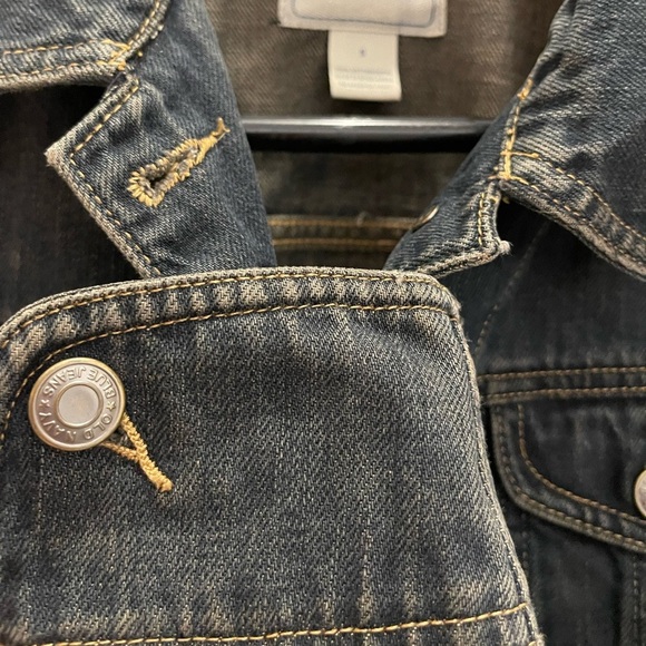 Old Navy VTG Blue Jean Denim Jacket Womens Sm Sport Old School Street Wear Y2K - Picture 6 of 14